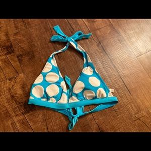 Polka dot bikini top